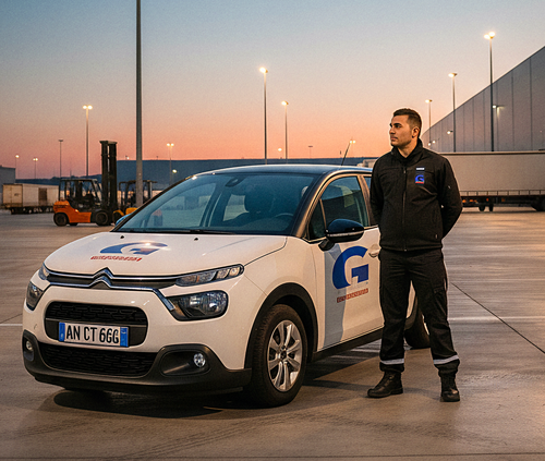 voiture agent volant securite mobile recadré